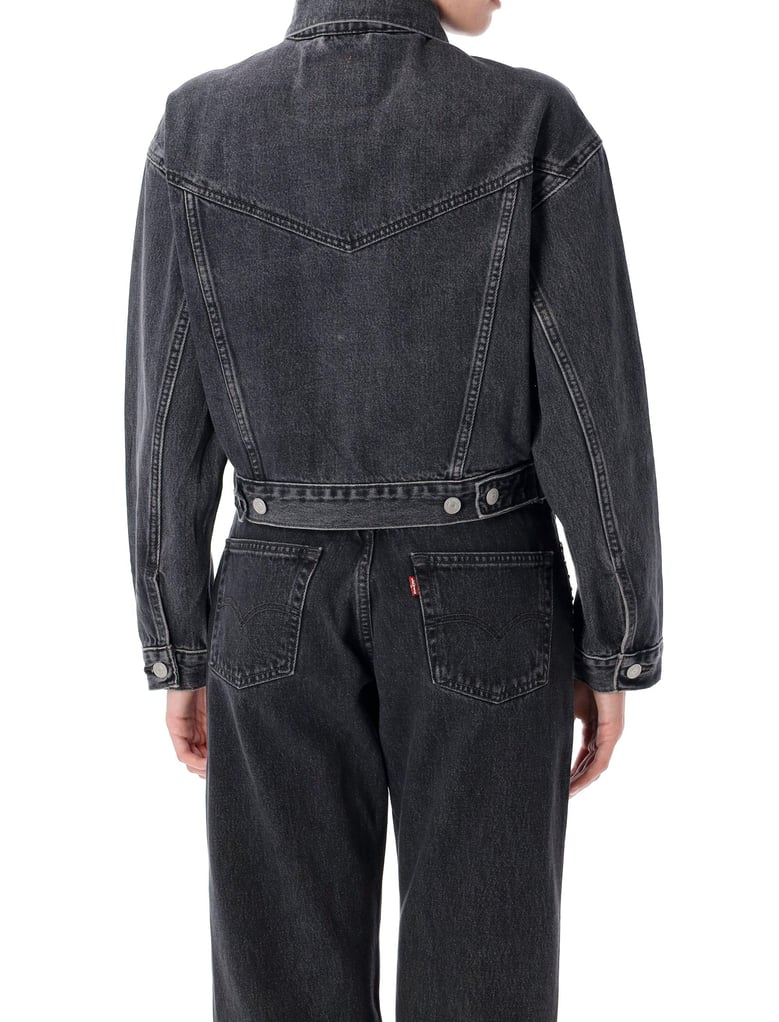 shrunken 90s trucker denim jacket by Selfnex