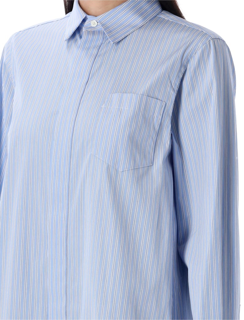 striped shirt dress by Selfnex