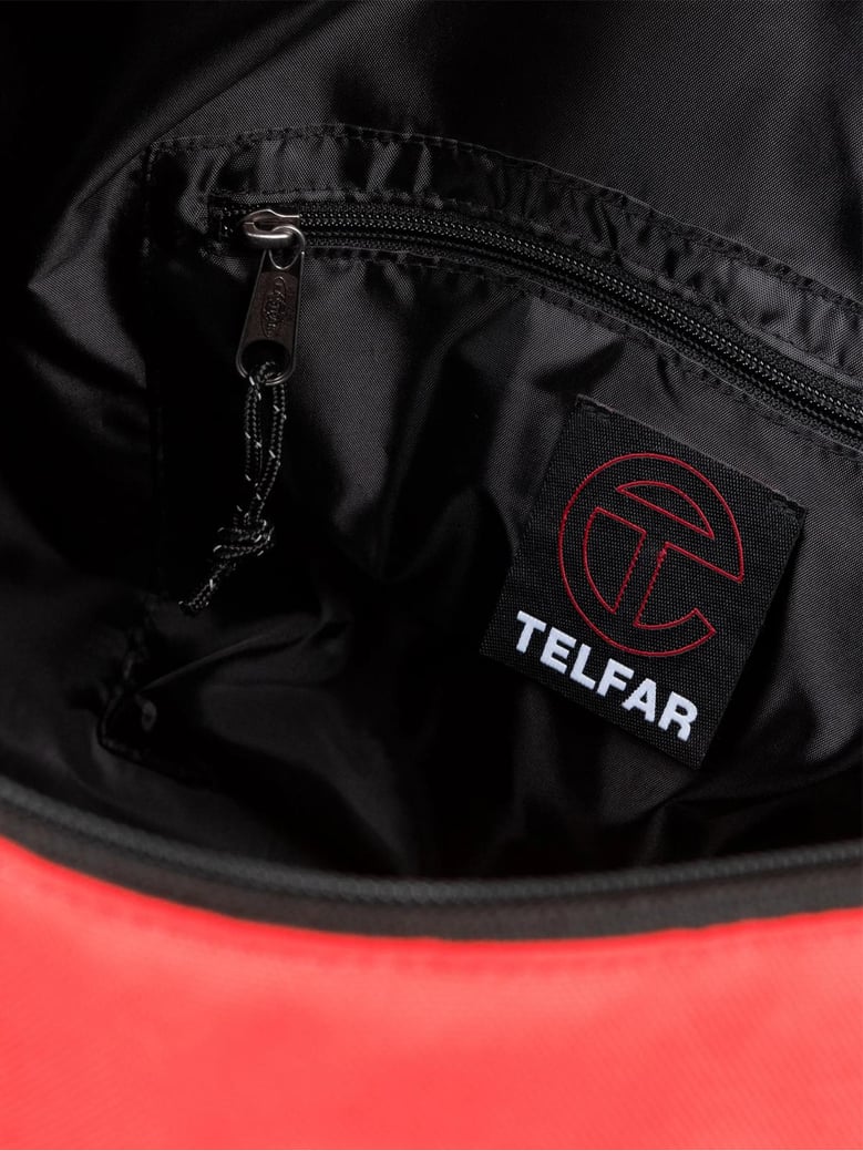 x telfar large duffel logo patch duffle bag by Selfnex