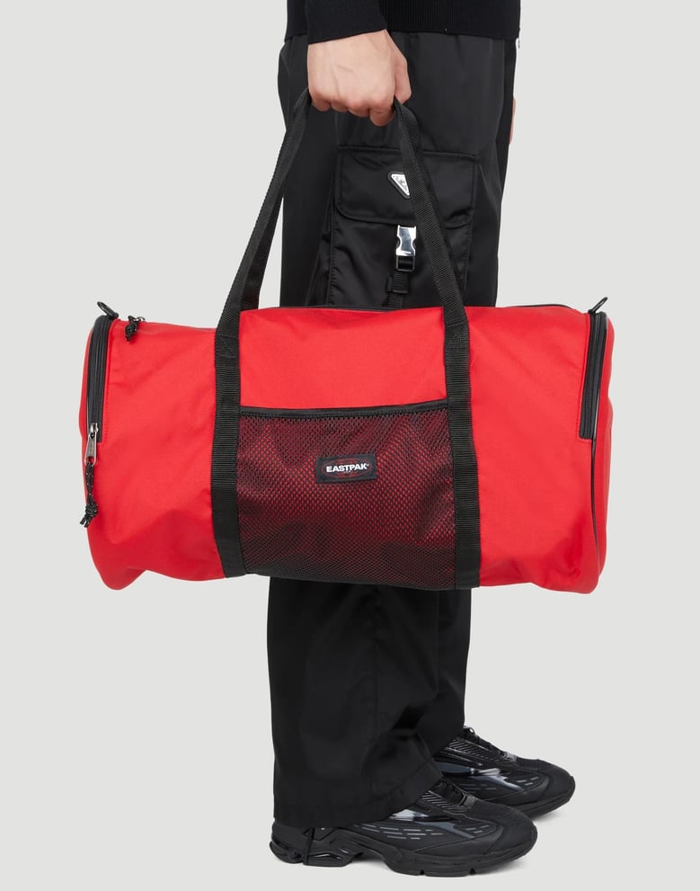 x telfar large duffel logo patch duffle bag by Selfnex
