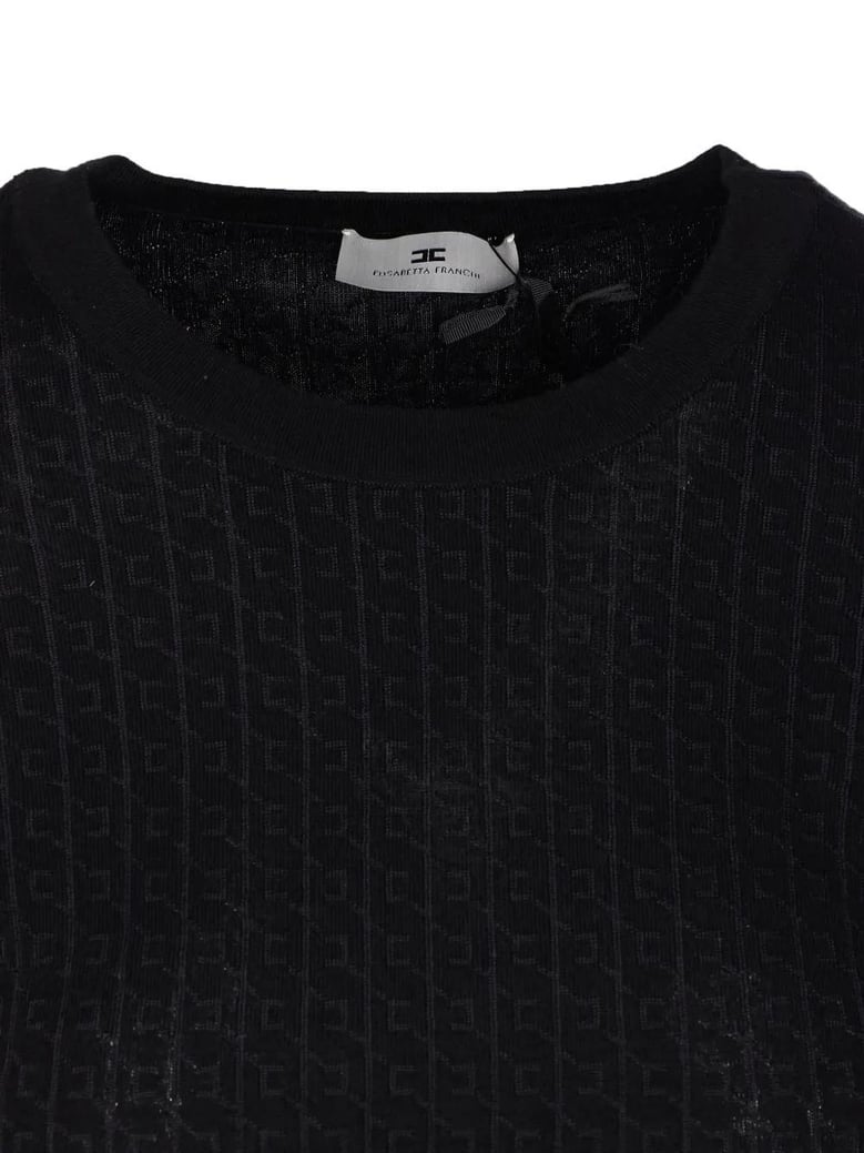 wool blend crewneck sweater by Selfnex