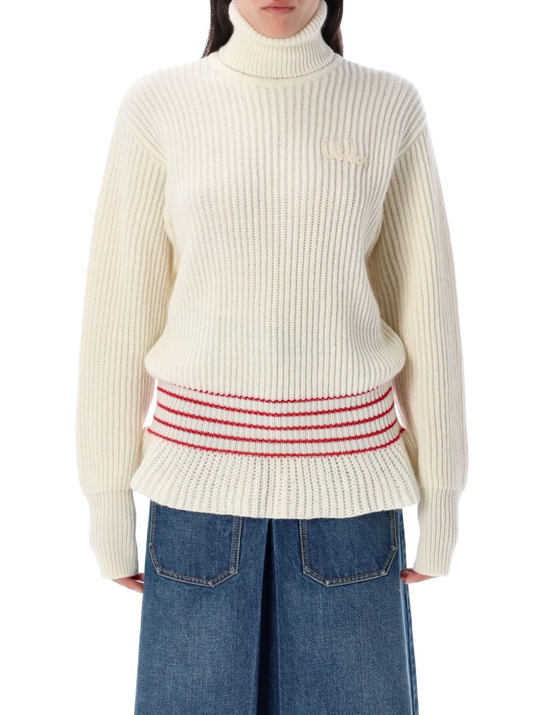 high neck knit by Selfnex