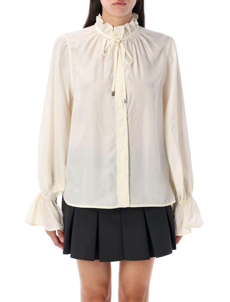 fluid cupro tie shirt by Selfnex
