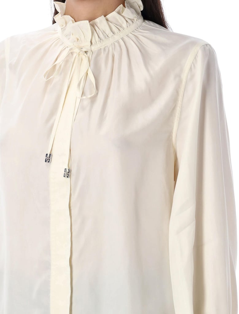 fluid cupro tie shirt by Selfnex