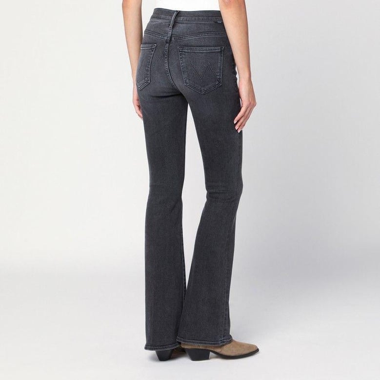 the weekender cropped jeans in grey by Selfnex