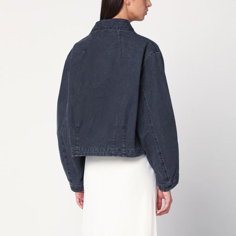 ink blue denim jacket by Selfnex