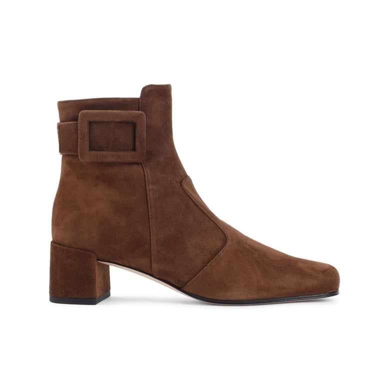très vivier ankle boots in brown suede by Selfnex