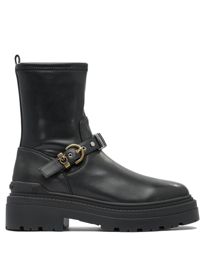 black rubber boots by Selfnex