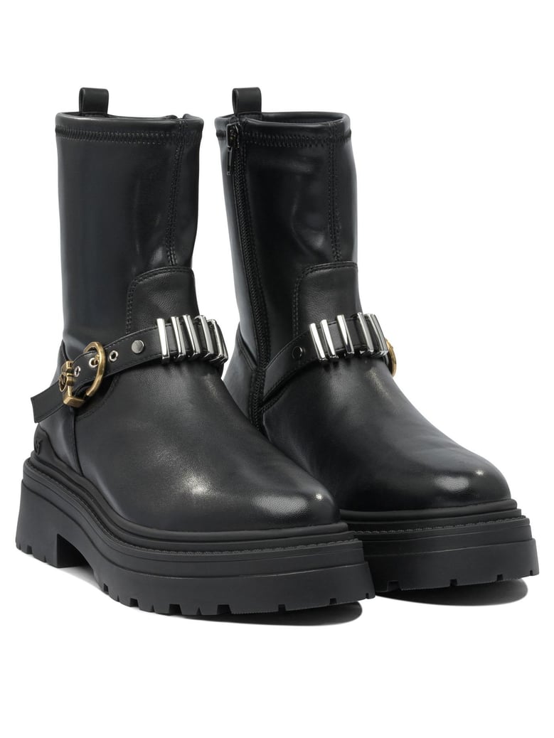 black rubber boots by Selfnex