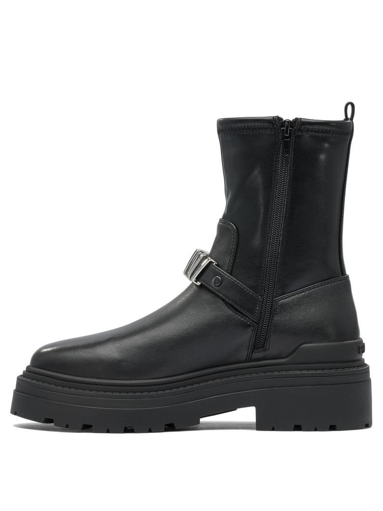 black rubber boots by Selfnex