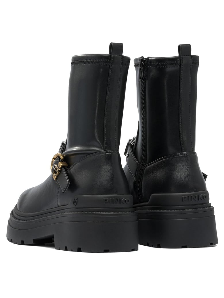 black rubber boots by Selfnex