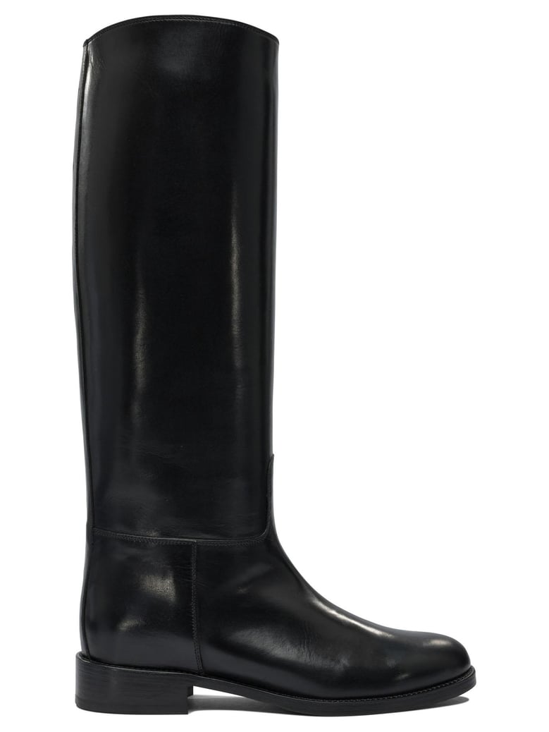 black rubber boots by Selfnex