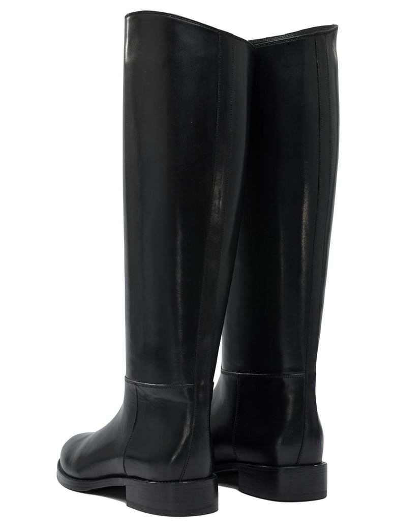 black rubber boots by Selfnex