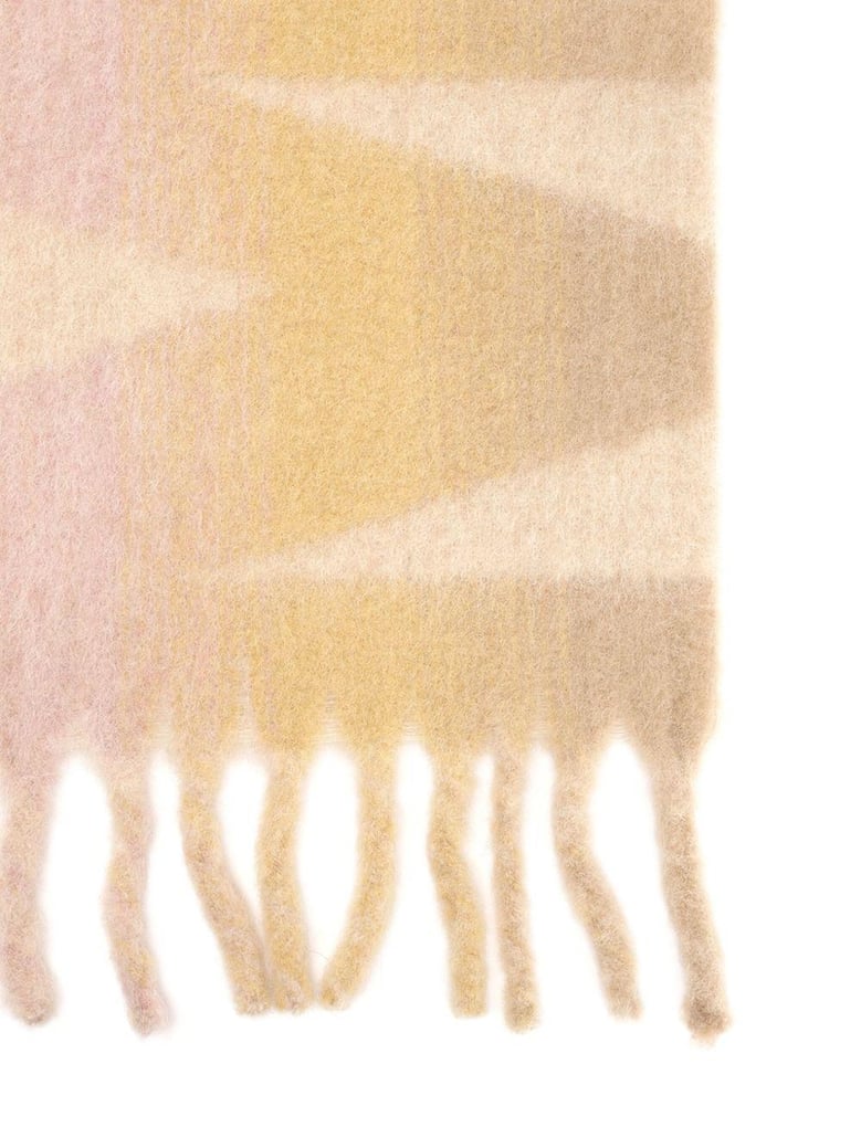beige alpaca blend scarves by Selfnex