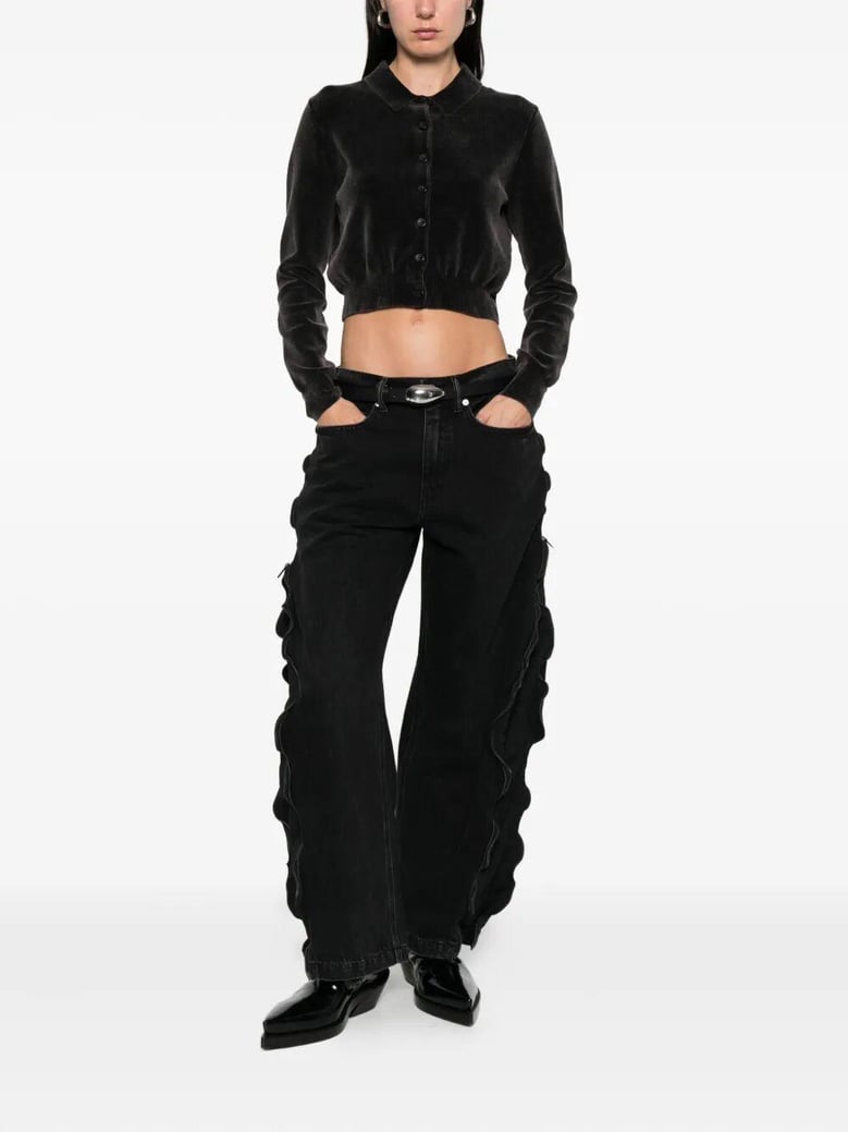 black cotton sweaters by Selfnex