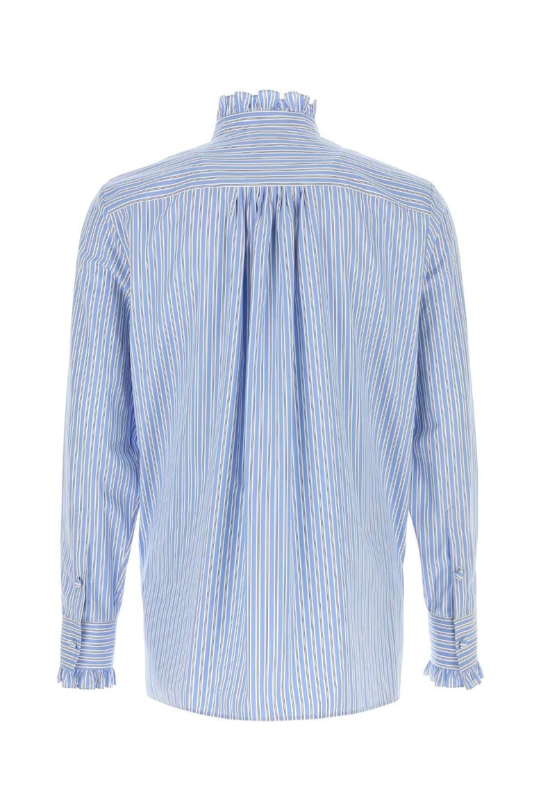embroidered poplin shirt by Selfnex