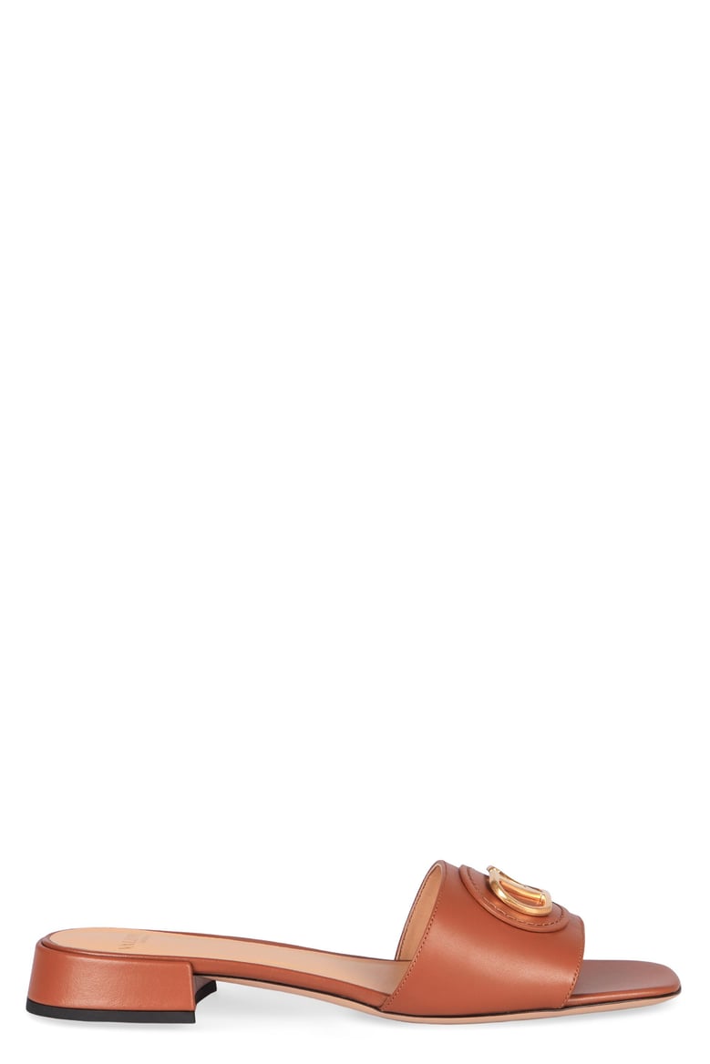 vlogo leather sandals by Selfnex