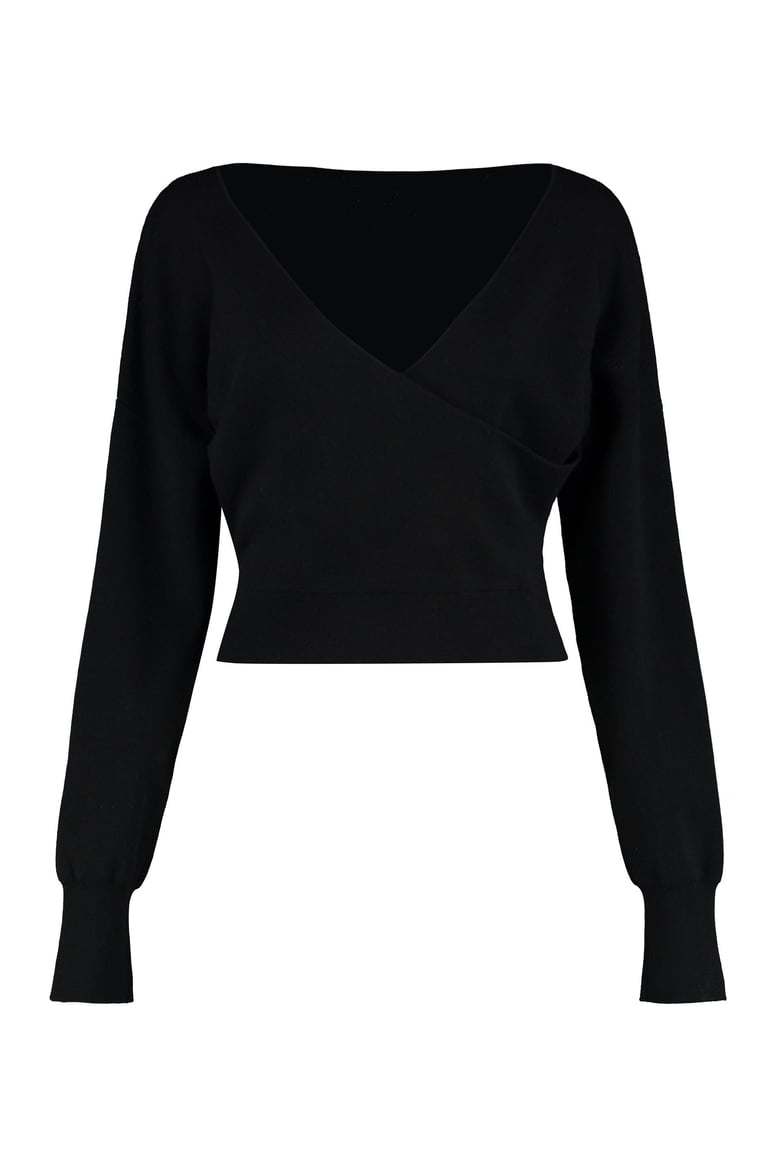 lime wool and cashmere sweater by Selfnex