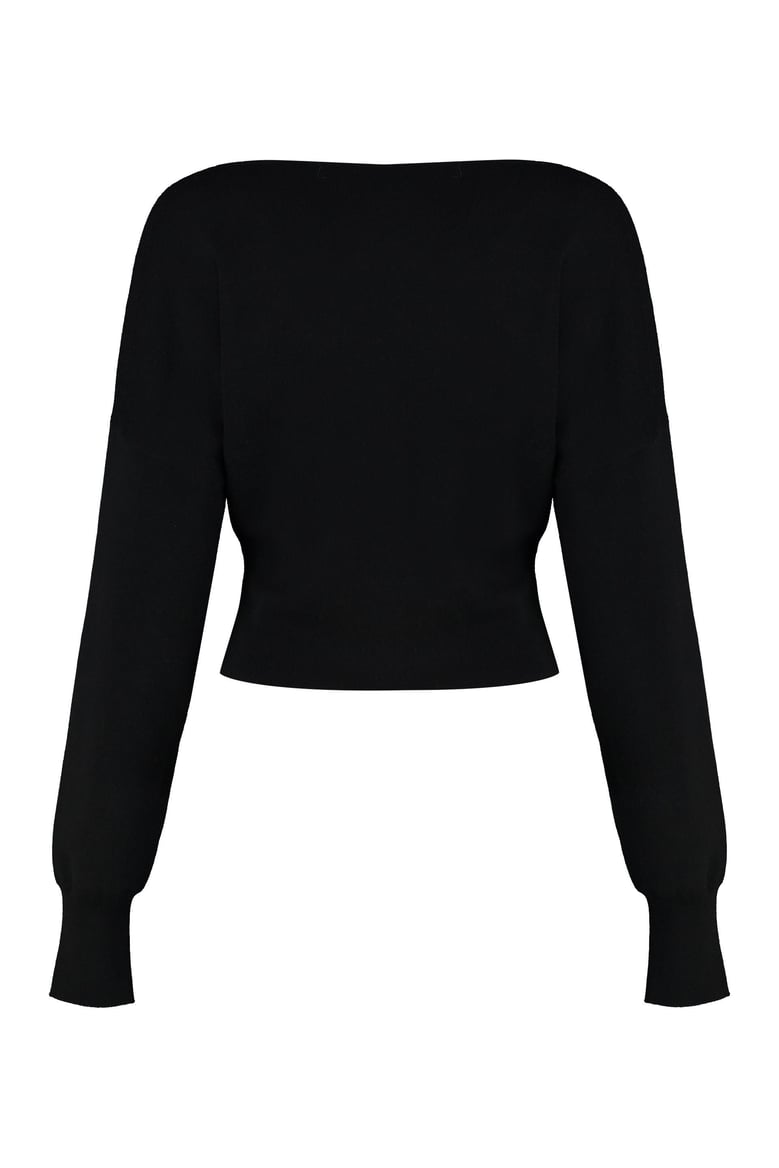 lime wool and cashmere sweater by Selfnex