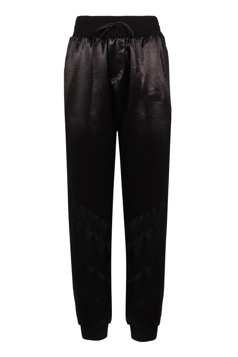 techno fabric track pants by Selfnex