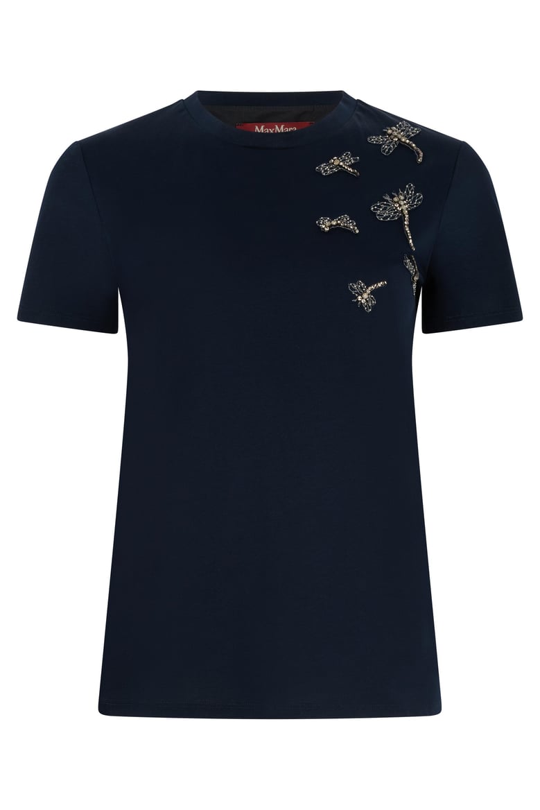 pontile cotton crew-neck t-shirt by Selfnex