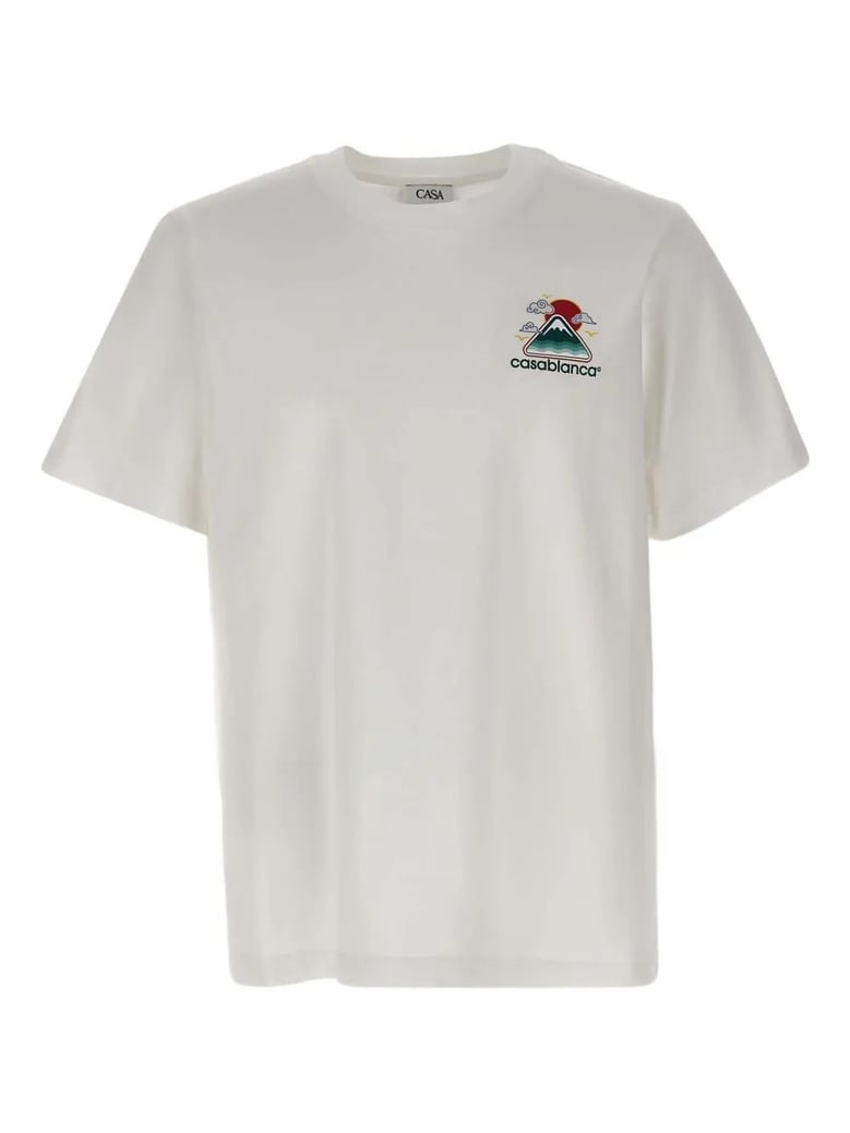 casa way mountain printed t-shirt by Selfnex