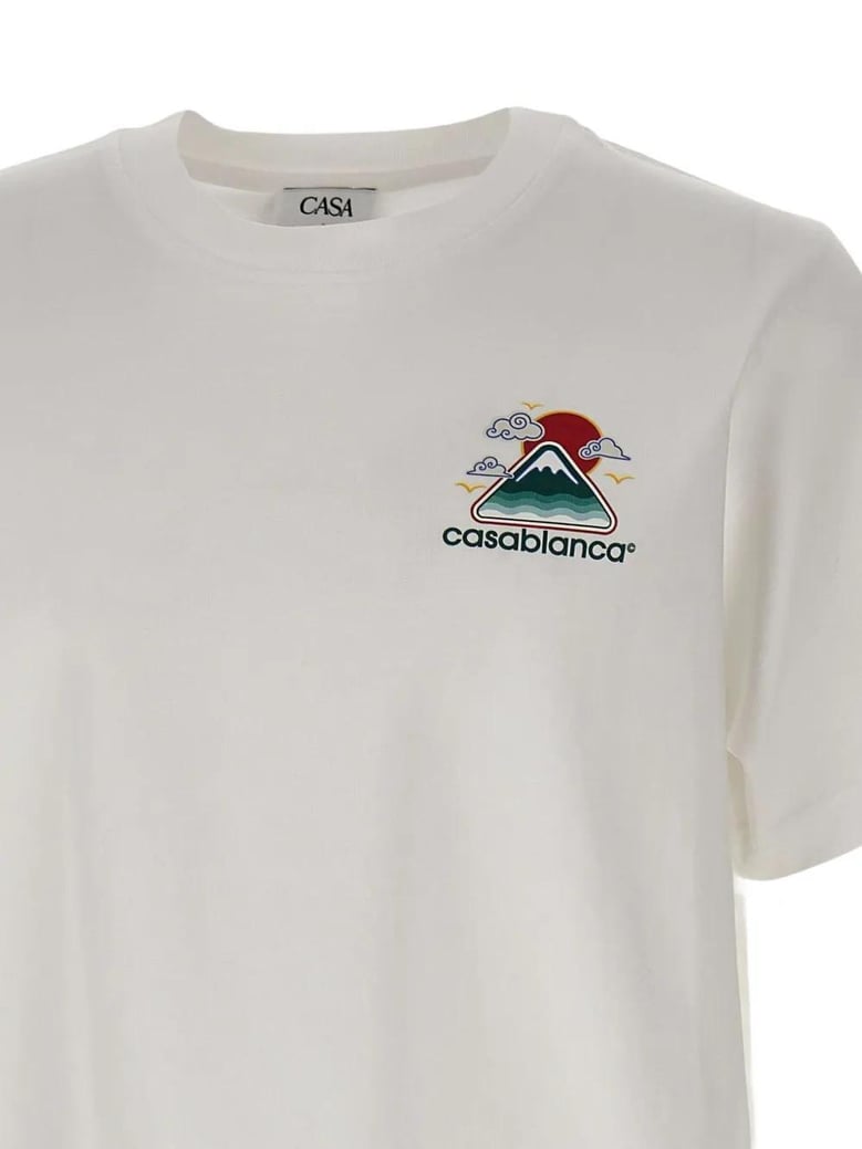 casa way mountain printed t-shirt by Selfnex