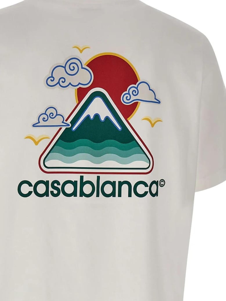 casa way mountain printed t-shirt by Selfnex