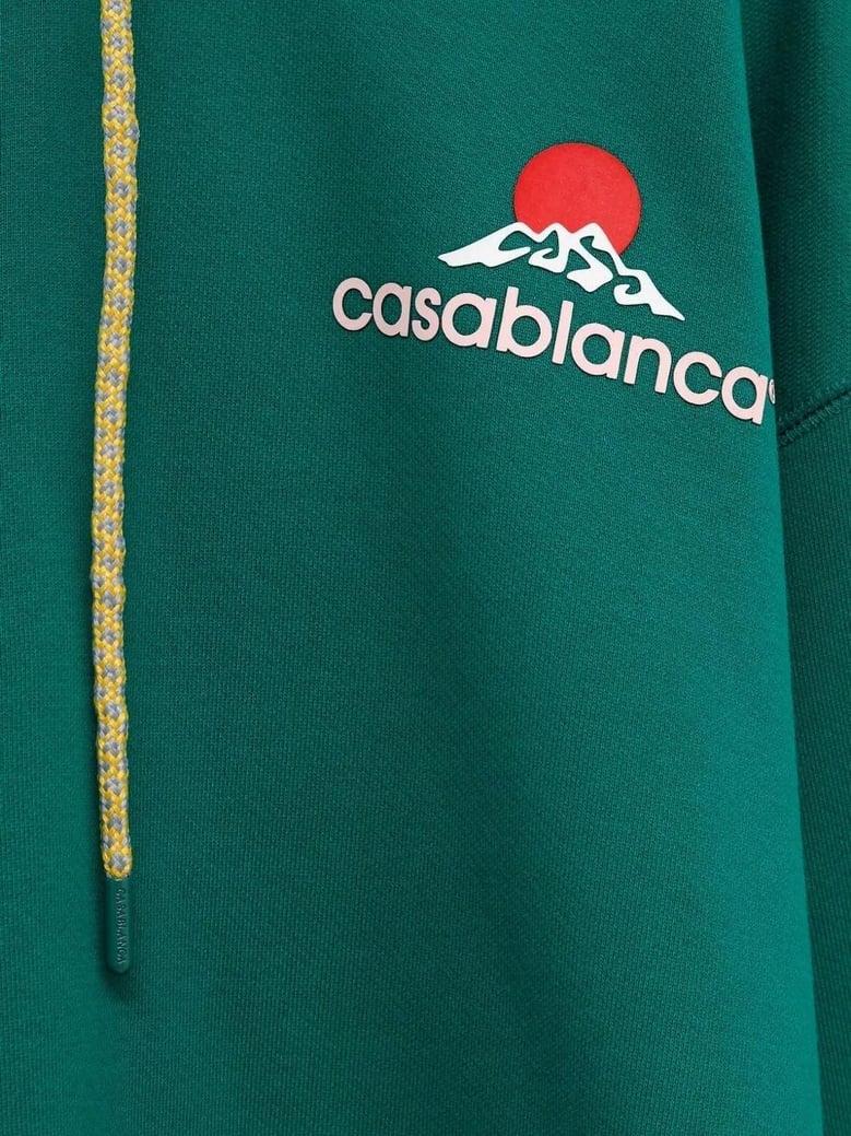 casablanca montagne printed hoodie by Selfnex