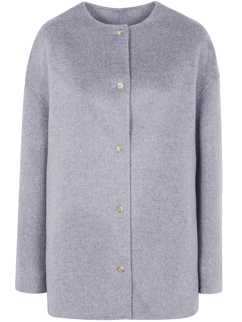 dunne single breasted coat by Selfnex
