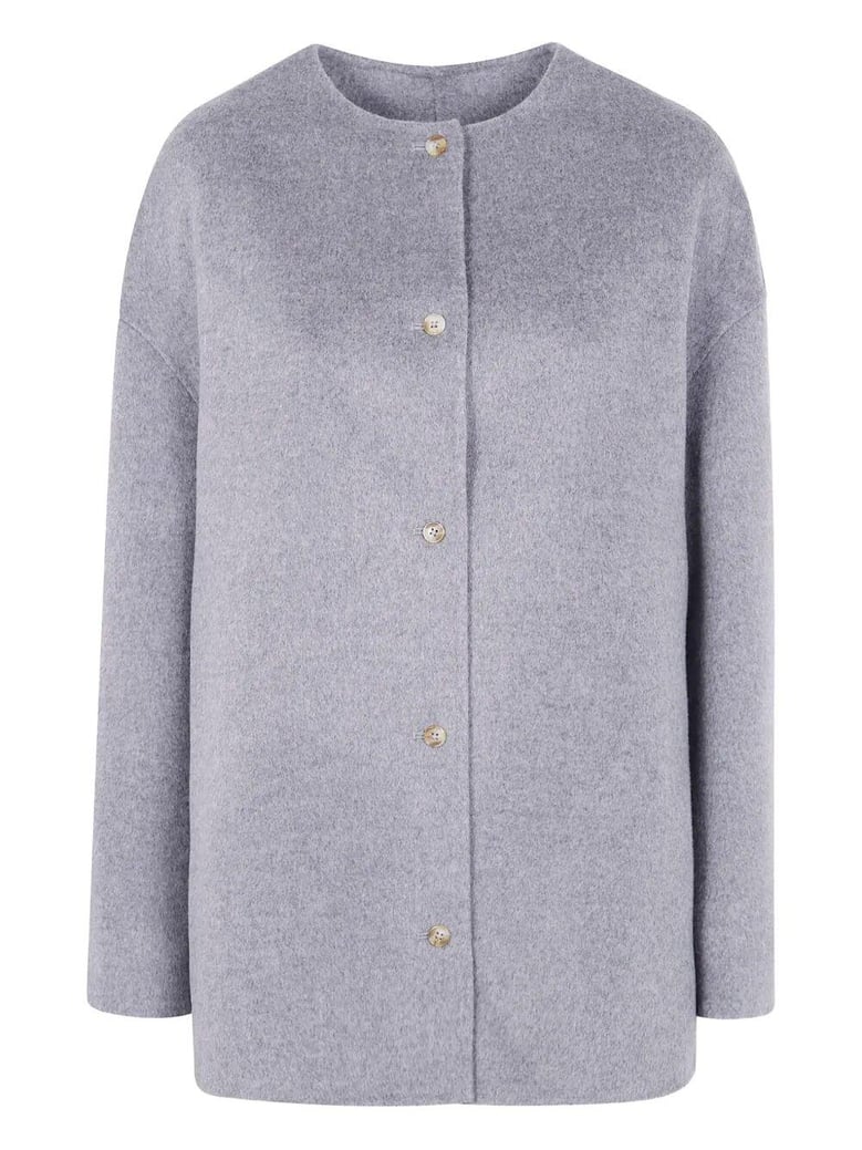 dunne single breasted coat by Selfnex