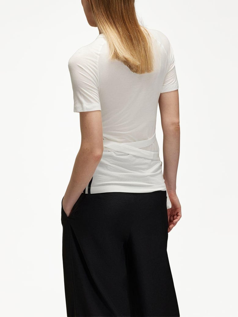 t-shirt with laces by Selfnex