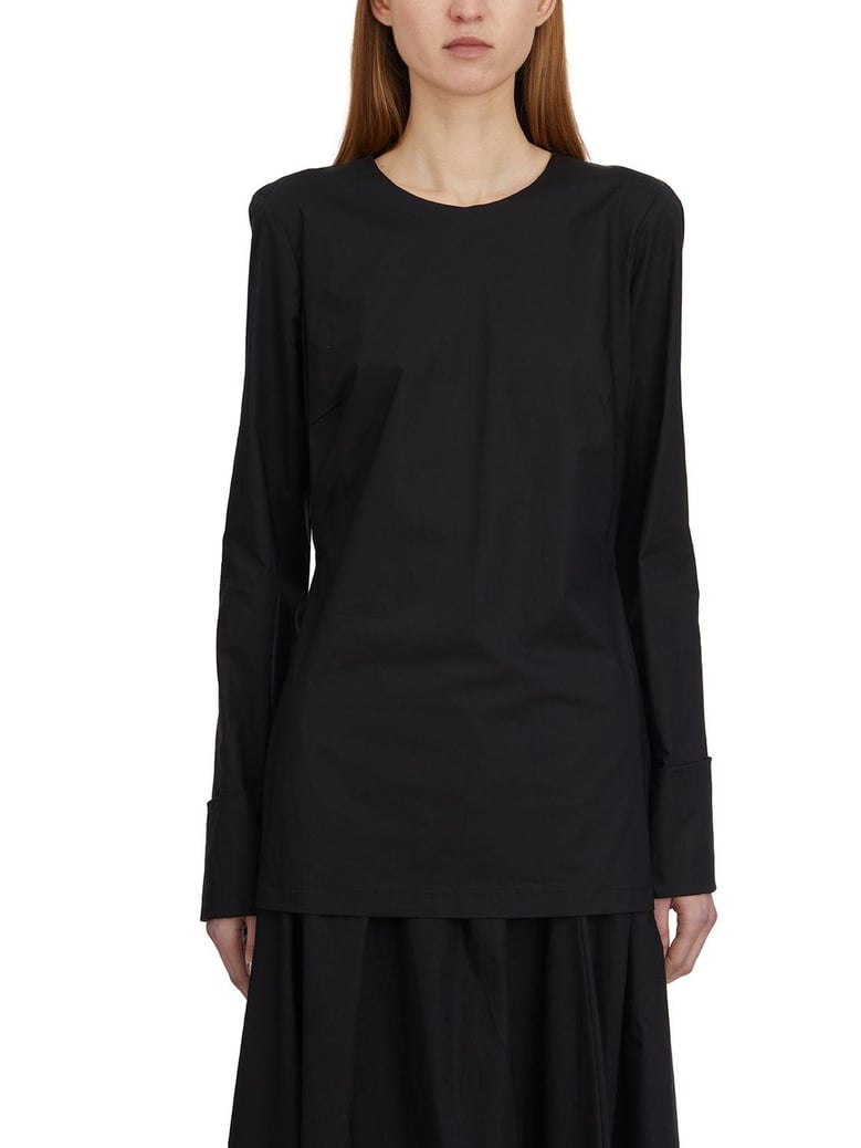 slim crew neck sweater by Selfnex