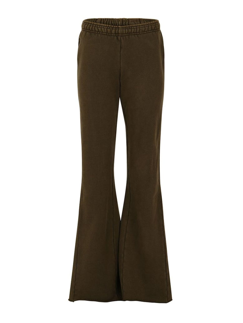 heavy flare brunette pants by Selfnex
