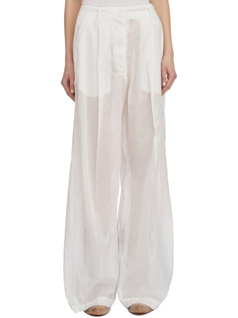 billie cotton and tencel trousers by Selfnex