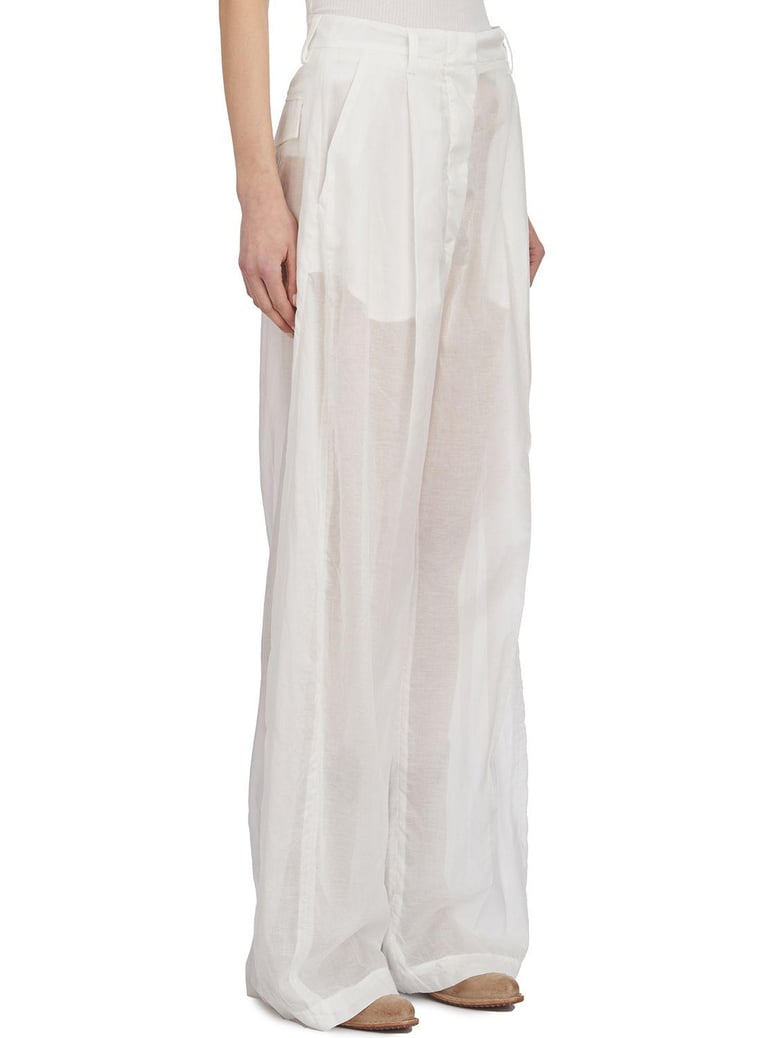 billie cotton and tencel trousers by Selfnex