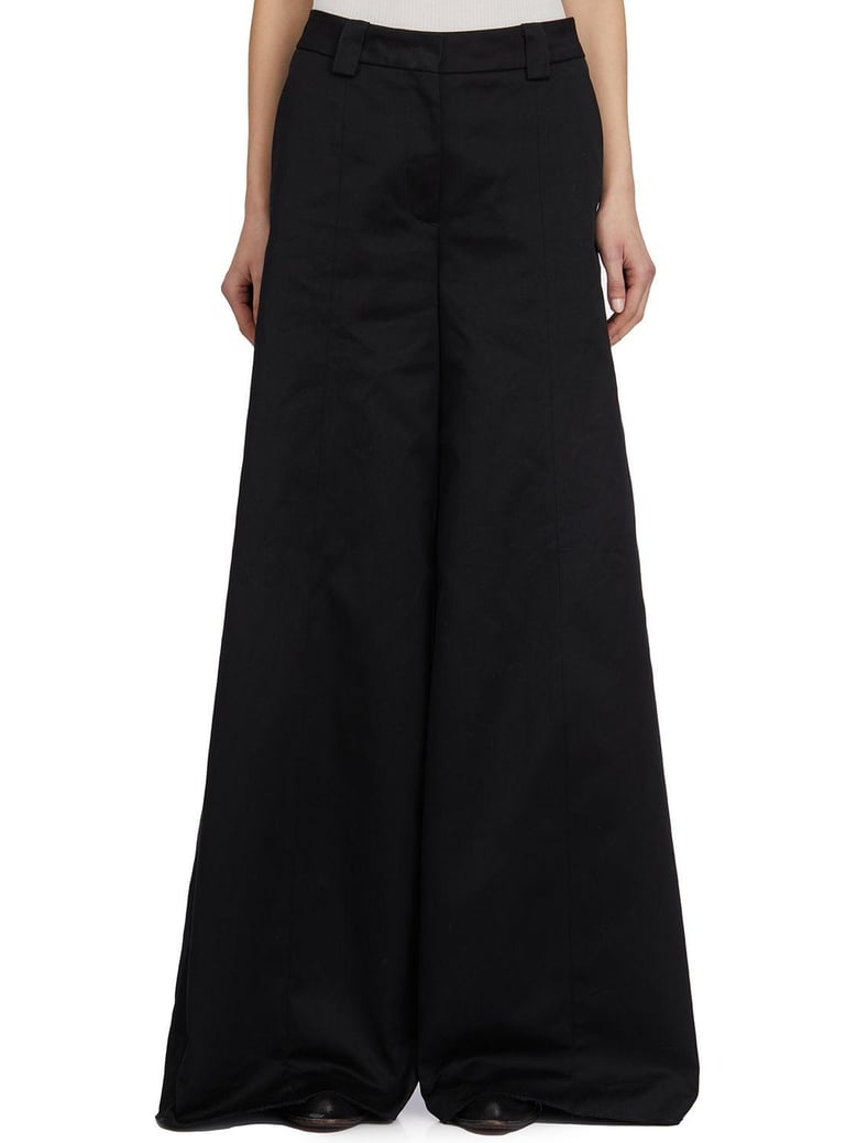 alma gabardina black trousers by Selfnex