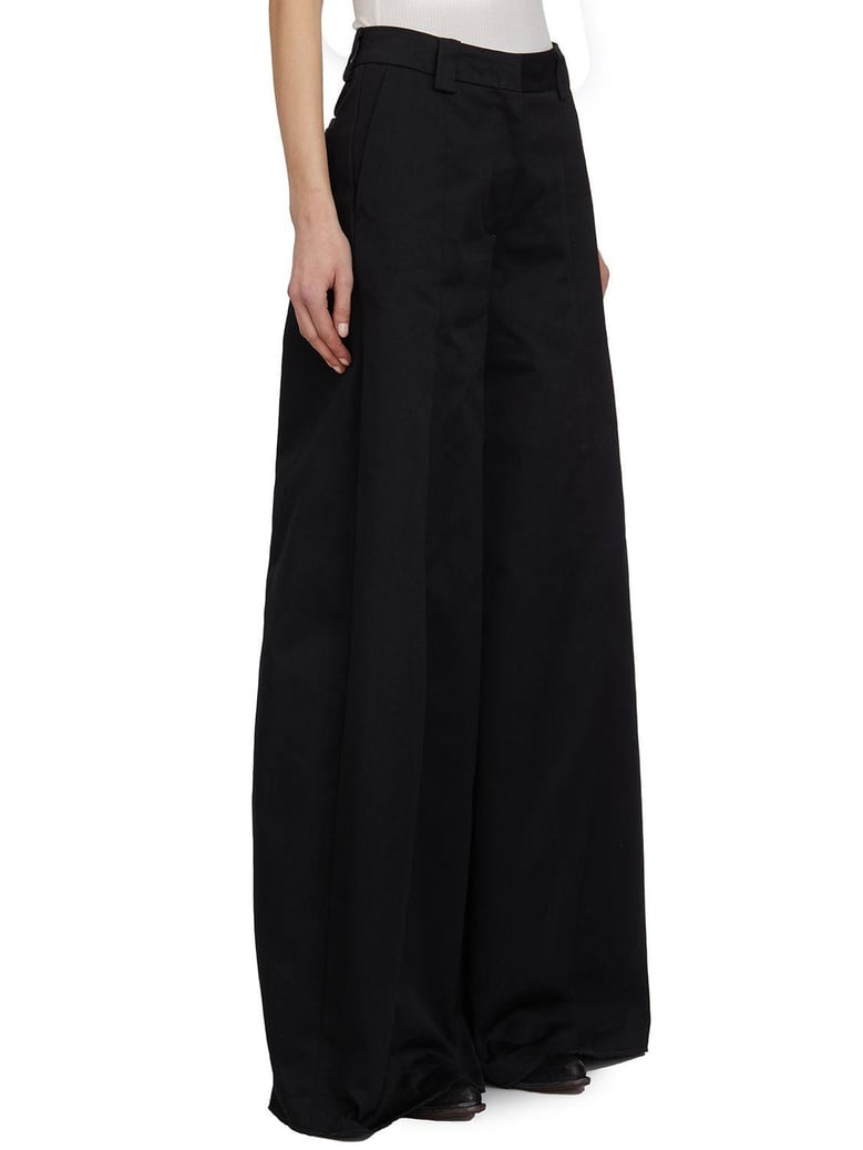 alma gabardina black trousers by Selfnex