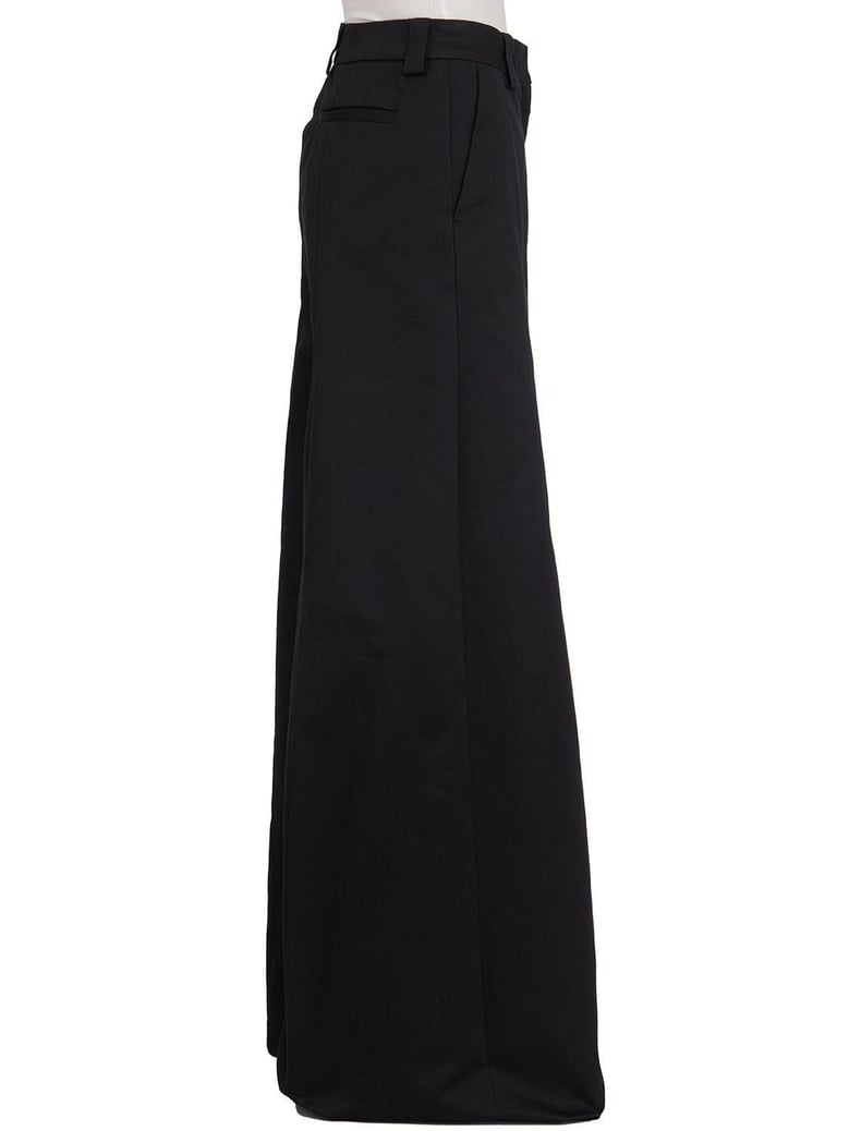 alma gabardina black trousers by Selfnex