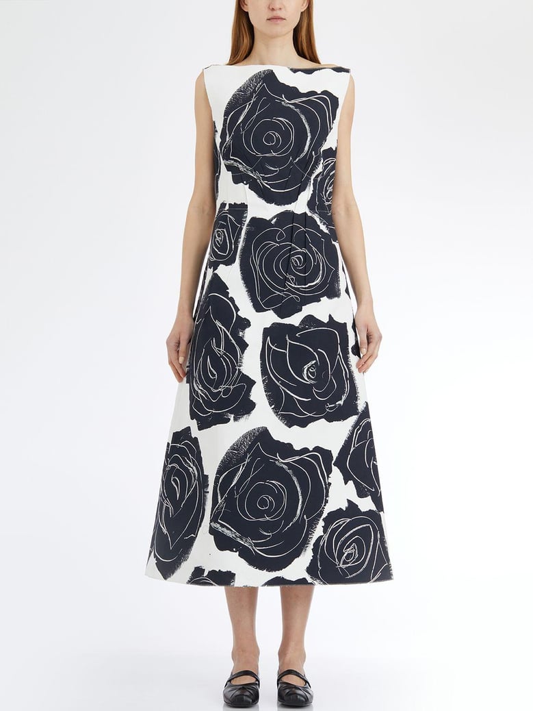 long sleeveless cotton dress by Selfnex