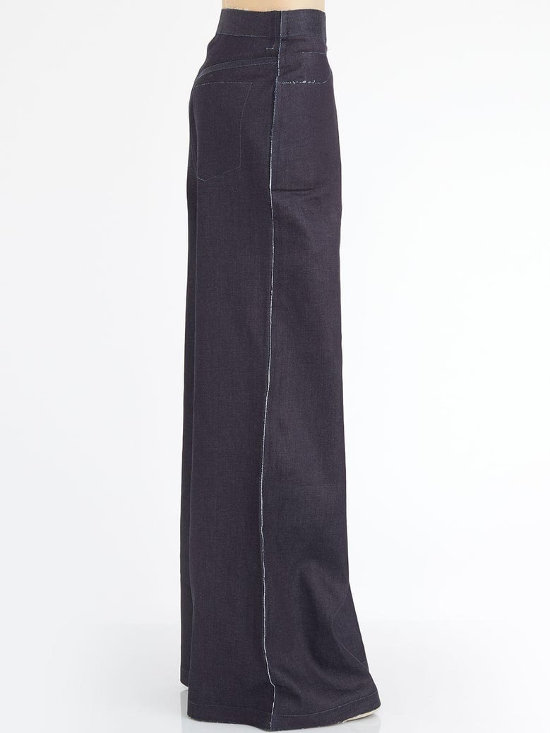 stretch denim trousers by Selfnex