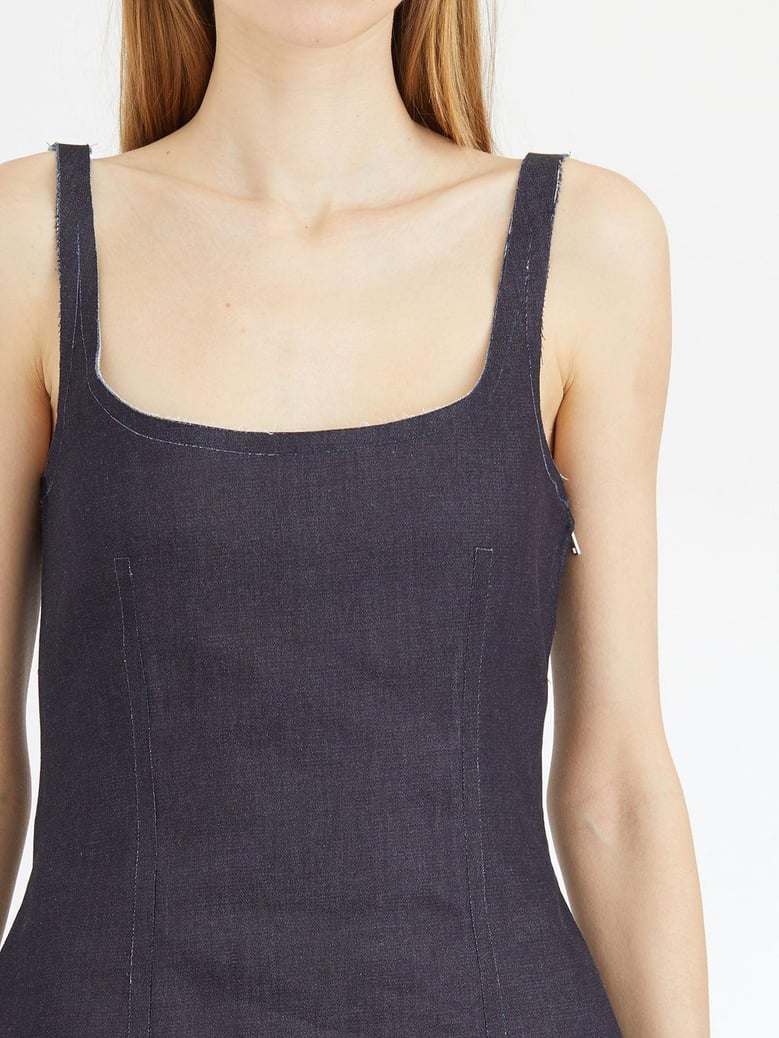 denim shaped top by Selfnex