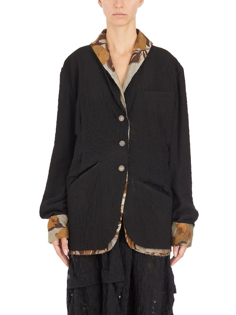 reversible jacket hand dyed by Selfnex
