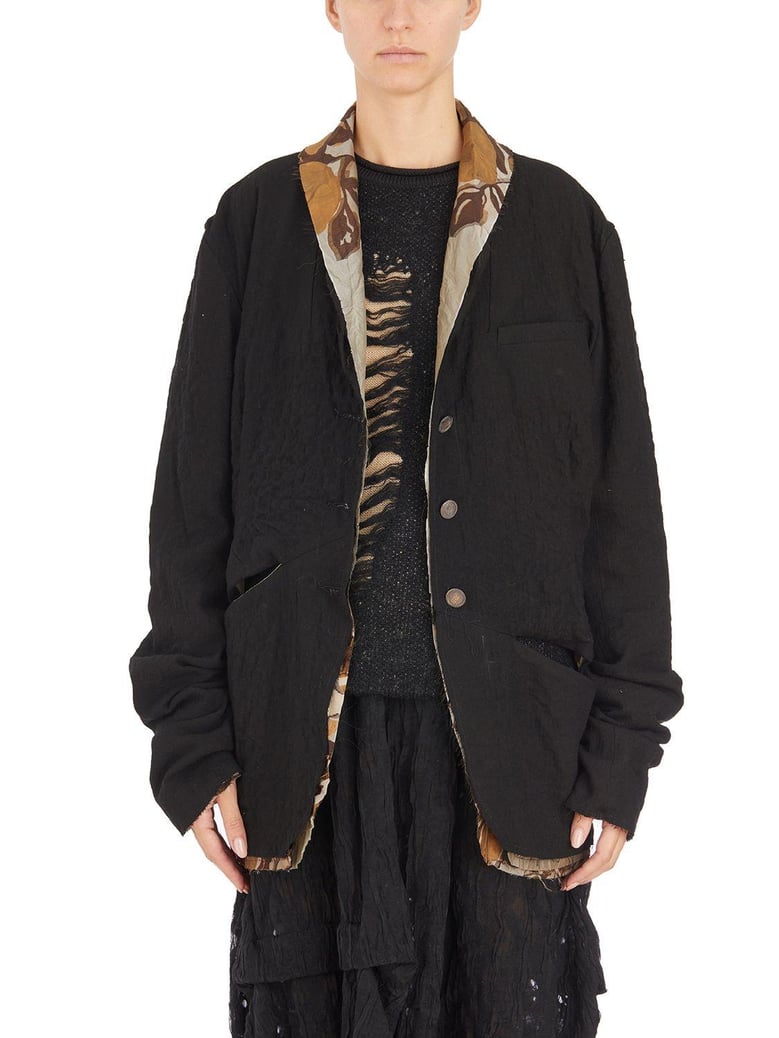 reversible jacket hand dyed by Selfnex
