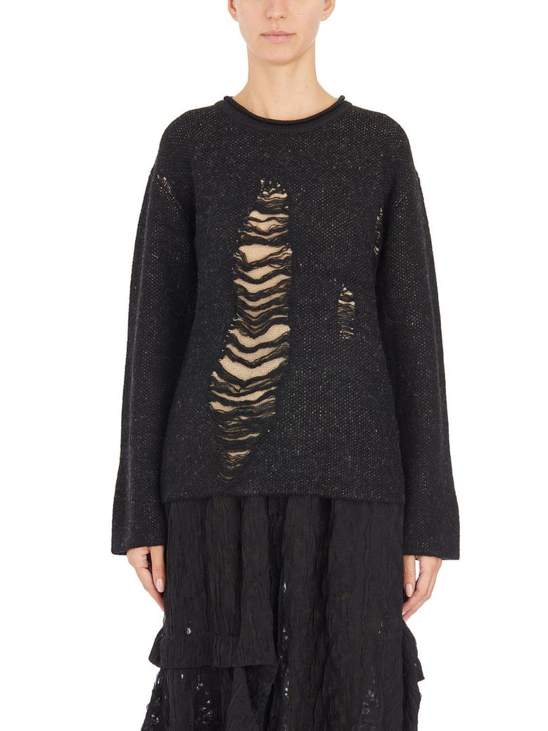 double layer sweater damaged by Selfnex