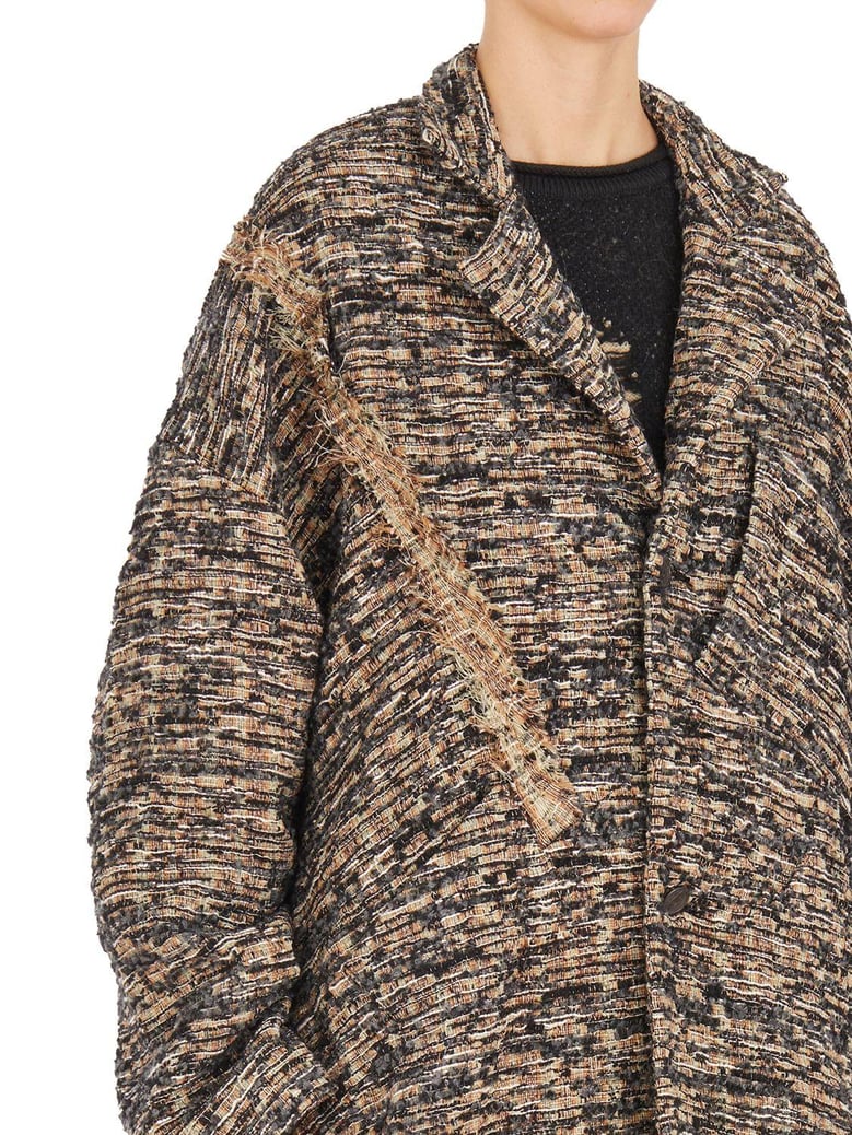 wool single breasted coat by Selfnex