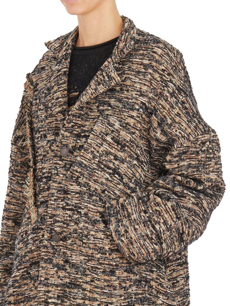 wool single breasted coat by Selfnex