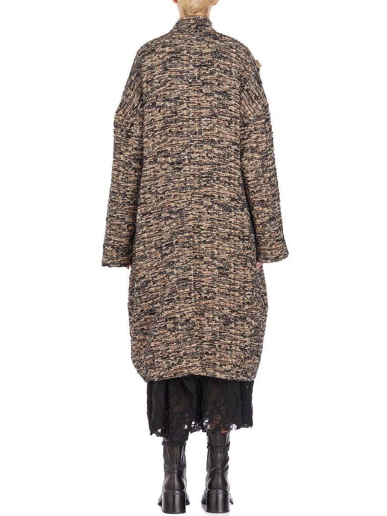 wool single breasted coat by Selfnex