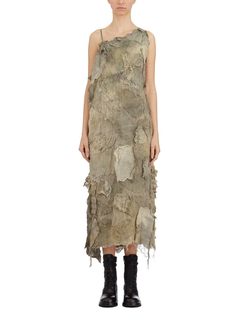 long dress with embroidery by Selfnex