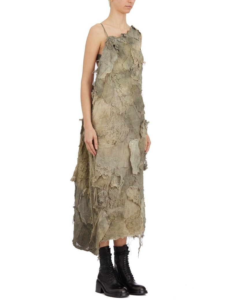 long dress with embroidery by Selfnex